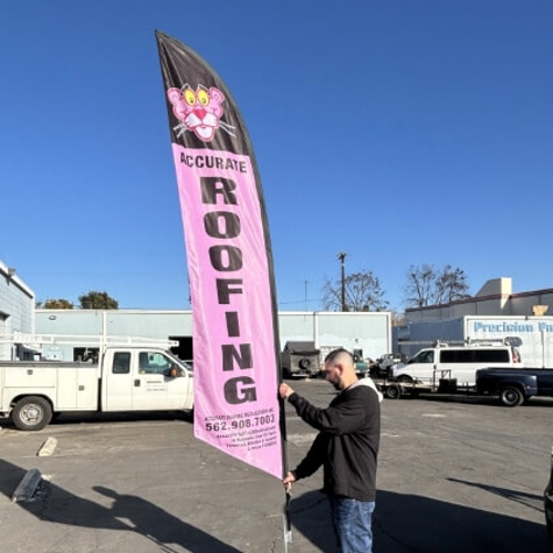Custom Feather Flags